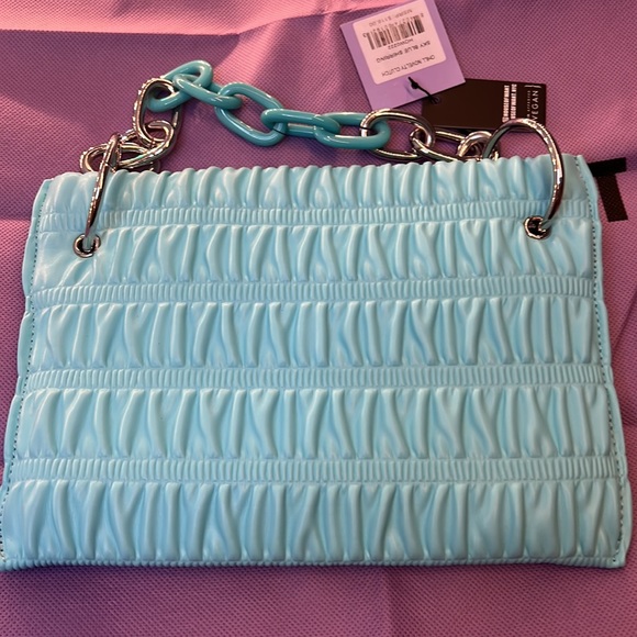 NWT! Sky Blue House of Want Clutch!